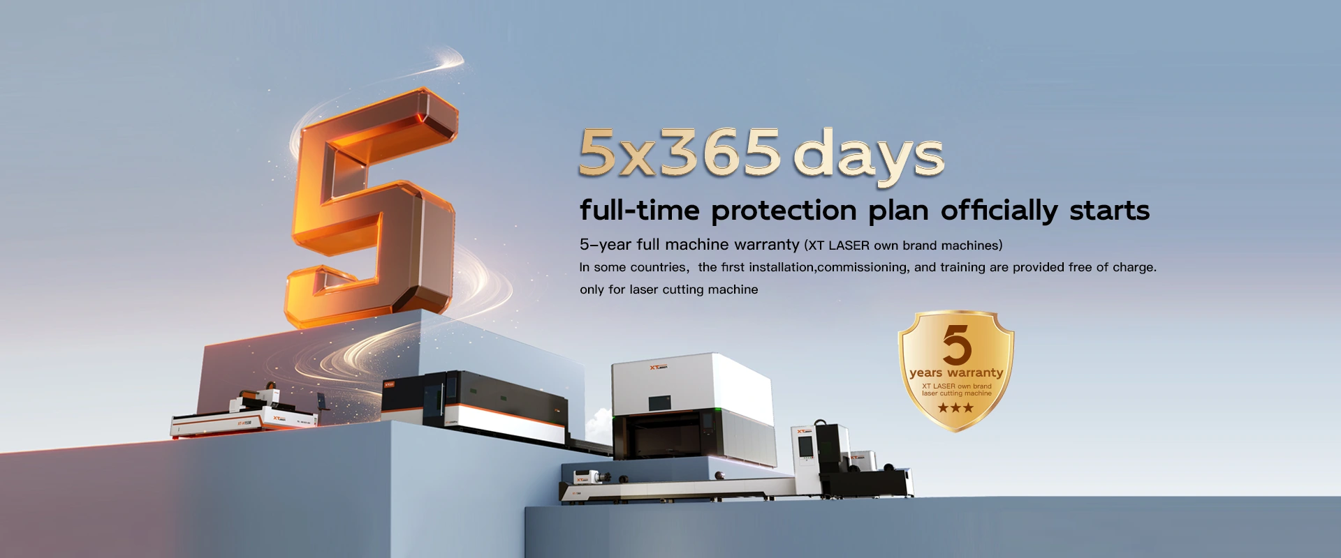 XT Lazer 5 Yıllık Garanti